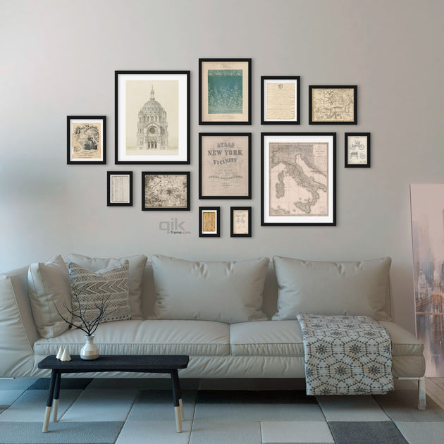 12pc Gallery Wall Set - Q20 Matrix – QIK FRAME