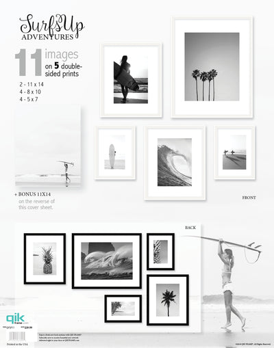 SurfsUp Adventures - 5pc Double-Sided Print Set