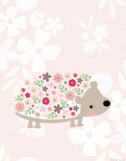 Floral Woodland Creatures - 3pc Double-Sided Art Print Set