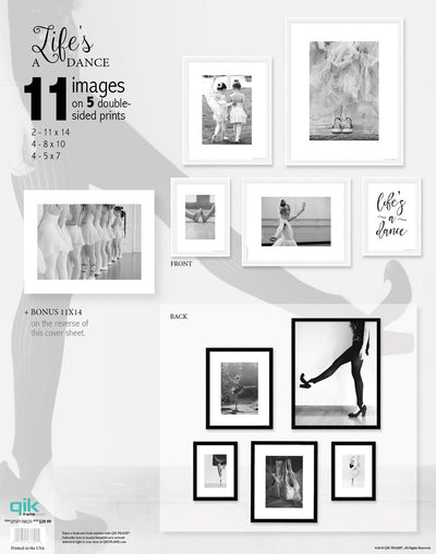 Life's a Dance - 5pc Double-Sided Art Print Set