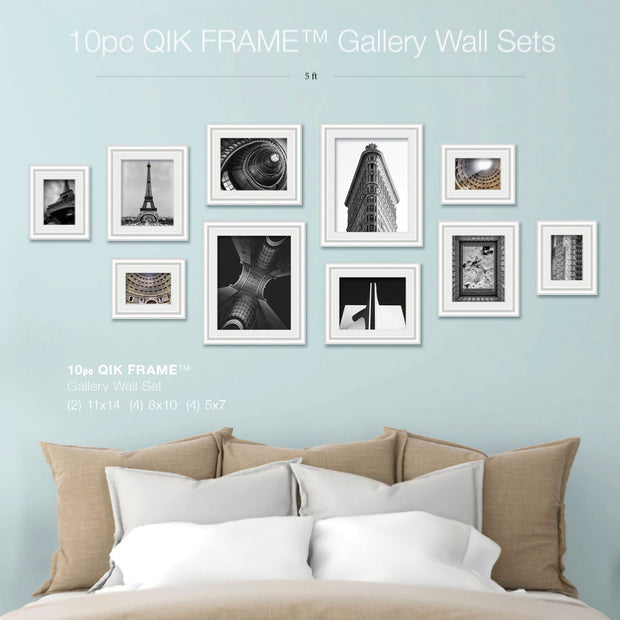 10pc Gallery Wall Set - Q53 Century - White