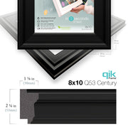 3pc Gallery Wall Set - Q53 Century - Black