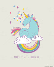 Unicorn Dreams - 5pc Double-Sided Art Print Set