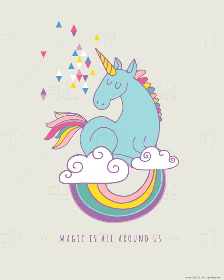 Unicorn Dreams - 5pc Double-Sided Art Print Set