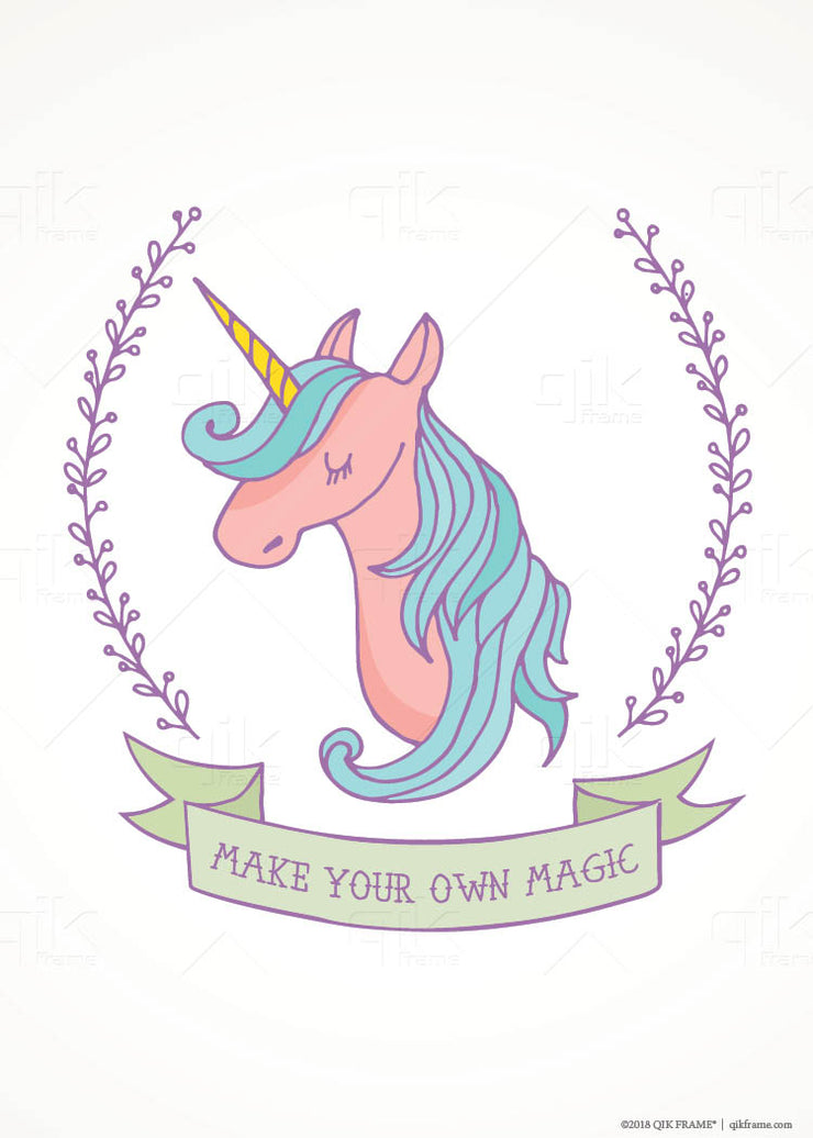 Unicorn Dreams - 5pc Double-Sided Art Print Set