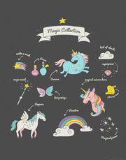 Unicorn Dreams - 5pc Double-Sided Art Print Set