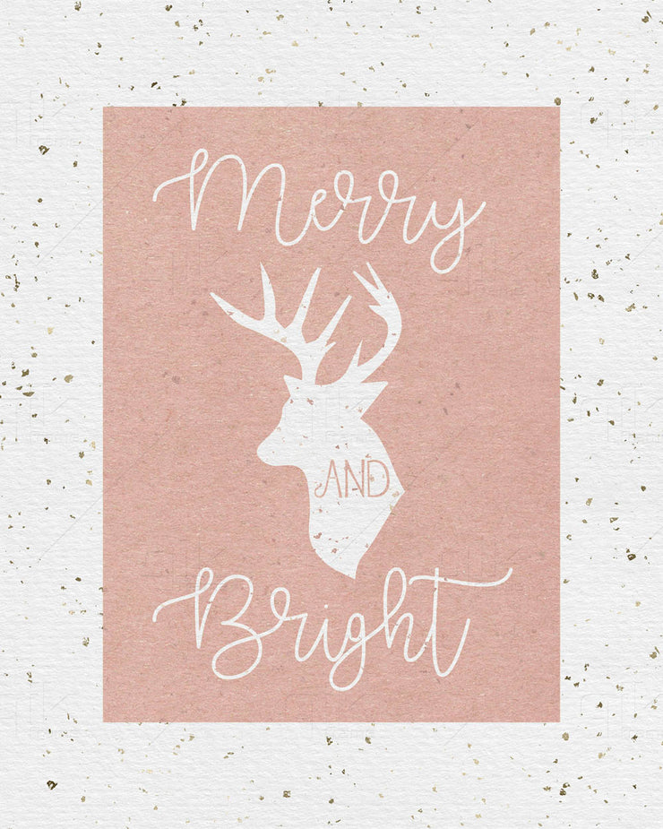 Vintage Christmas - 5pc Double-Sided Art Print Set