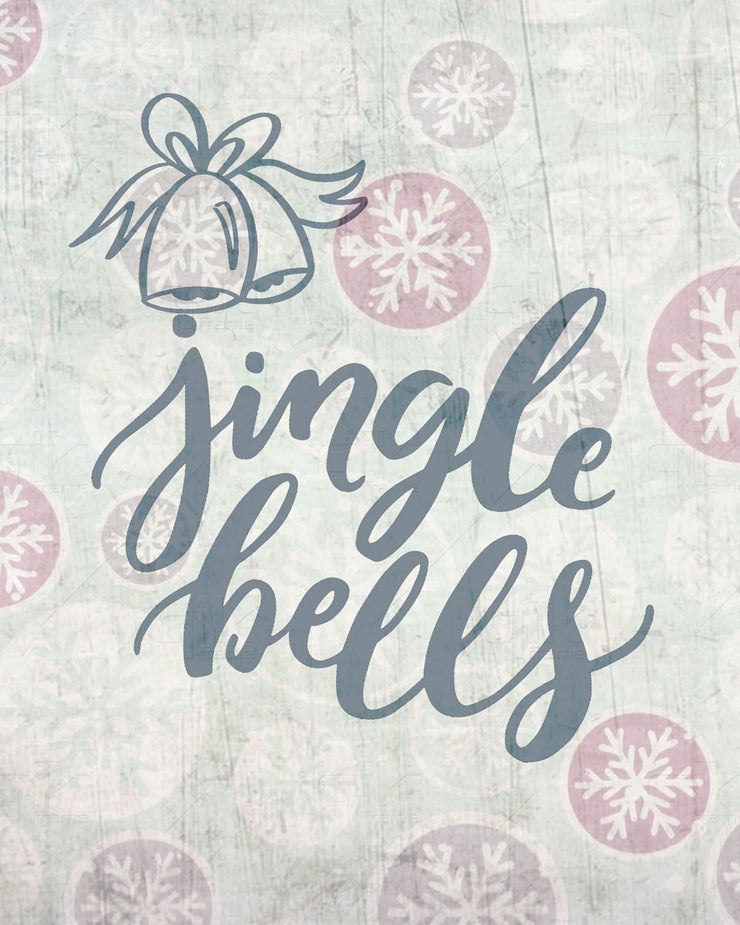 Vintage Christmas - 5pc Double-Sided Art Print Set