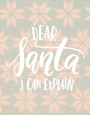 Vintage Christmas - 5pc Double-Sided Art Print Set