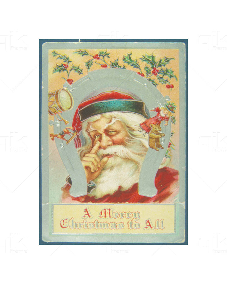 Vintage Christmas - 5pc Double-Sided Art Print Set
