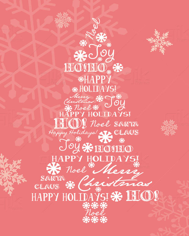 Yuletide Decor - 5pc Double-Sided Art Print Set
