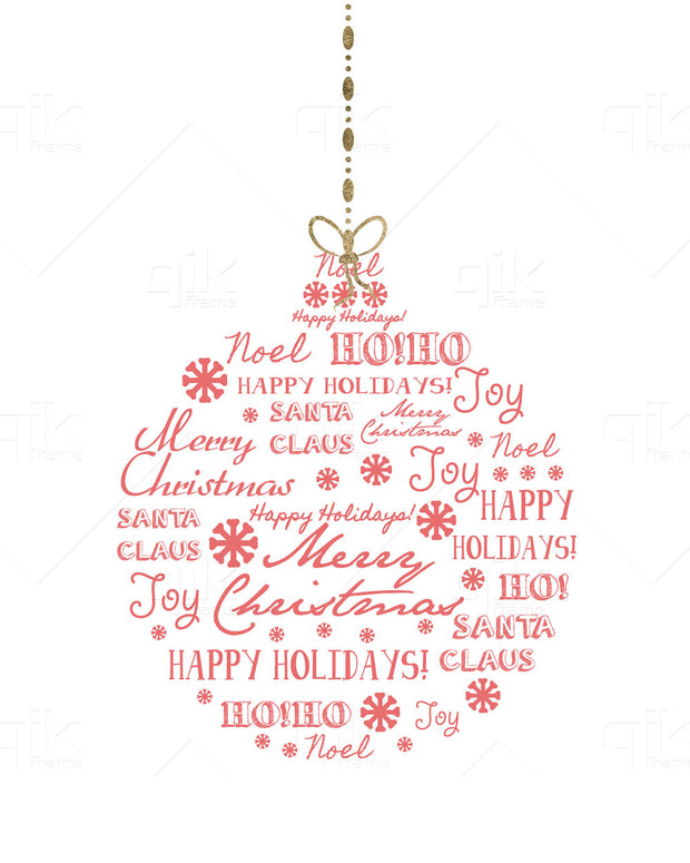 Yuletide Decor - 5pc Double-Sided Art Print Set